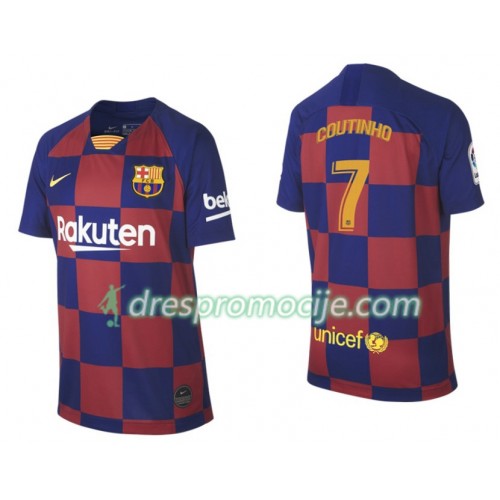 FC Barcelona Dres Philippe Coutinho 7 Domaći 2019/2020 Kratkih Rukava FC Barcelona Dres Philippe Coutinho 7 Domaći 2019/2020 Kratkih Rukava